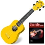 Classic Cantabile US-100 Sopran Ukulele Set - Ukulele f&uuml;r Anf&auml;nger mit...