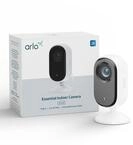Arlo Indoor 3 2K &Uuml;berwachungskamera Innen, Kabelgebunden mit Sichtschutz 