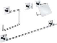 GROHE Start Cube - Bad-Set 4-in-1 (Material: Metall, verdeckte Befestigung),...