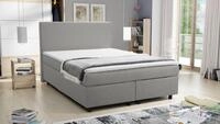 Kuechen-preisbombe Boxspringbett Hotelbett 140x200 Bonellfederkern Bett mit Topper