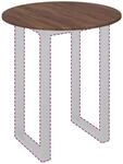 vidaXL Tischplatte Braun Eichen-Optik &Oslash; 70 x 1,5 cm Holzwerkstoff, Runde,...
