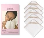 Waschies feine Gesichtst&uuml;cher 5er-Set Beige/Wei&szlig;, Alle Hauttypen | Hygienisch zum