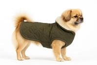 Flamingo Hundemantel Winter &ndash; Ushi Khaki &ndash; 30cm &ndash; warm & modisch &ndash; Polyester
