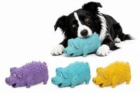 Flamingo Hundespielzeug &ndash; Freckles Schwein &ndash; Latex &ndash; mit Grunzger&auml;usch Gr&ouml;&szlig;e