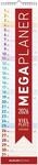Alpha Edition - Megaplaner 2026 &ndash; Streifenkalender 14,5&times;64 cm mit viel Platz f&uuml;r