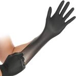 FRANZ MENSCH Hygostar Nitrilhandschuhe Safe Super Stretch, schwarz, Gr. 10/XL 