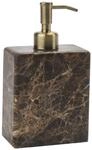 Aquanova Hammam Badaccessoires aus echtem Naturstein Marmor braun (Seifenspender