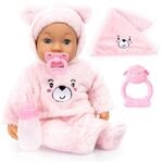 Bayer Design 94230AA Babypuppe, weint echte Tr&auml;nen, mit Schlafaugen, weichem