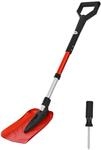 VEVOR Schneeschaufel, 22 cm Schneer&auml;umer mit D-f&ouml;rmigem Griff, Schneeschieber