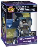 Funko Bitty Bots: Transformers - Soundwave mit Rumble! Bitty POP! - 0,9 Zoll (2,2 cm)