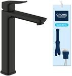 GROHE Dice, Waschtischarmatur hoch, wassersparend (Wasserhahn f&uuml;r das Bad,