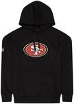 New Era San Francisco 49ers NFL Team Logo Hoody Schwarz Kapuzenpullover - L