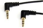 StarTech.com 1,8m 3,5mm rechts gewinkeltes Stereo Audiokabel - St/St