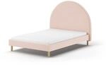 Vipack Moon Bed 140 x 200 cm Pink Buckle