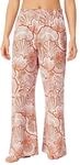 Schiesser Damen Schlafhose lang Baumwolle Stretch Single-Jersey-Qualit&auml;t Gemustert -