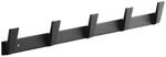 SOTECH Blackline ALBUS Hakenleiste 450 mm mit 5 Haken schwarz Wandgarderobe