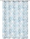 Kleine Wolke Concha Duschvorhang TXT Iceblue, 180x200 cm