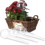 Relaxdays Bew&auml;sserungskugeln, 4er Set, Dosierte Bew&auml;sserung, 2 Wochen,