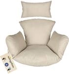 sunnypillow H&auml;ngesessel Kissen - Outdoor, Indoor - Auflage f&uuml;r Rattan & Polyrattan