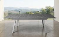Gardissimo Luxus XL Voll-Aluminium Ausziehtisch Estabulo Silber mit...