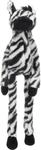 Hundespielzeug - Zira Zebra schwarz und wei&szlig; S - Pl&uuml;sch mit Quietscher - Spielzeug