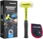 Aktionsbox Bau, SUPERCRAFT-Schonhammer D50 mit bruchsicherem Stahlrohrstiel,