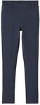 name it Girl's NKFJAVI SOLID SWE UNB N NOOS Leggings, Dark Sapphire, 92