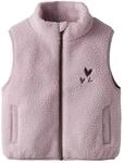 NAME IT M&auml;dchen Nmfmall Sherpa Vest, Keepsake Lilac, 92