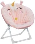 Kinderklappsessel Einhorn - rosa - Hell-Pink - Atmosphera cr&eacute;ateur d'int&eacute;rieur