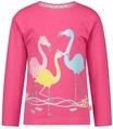 SALT AND PEPPER BY KIDS PARK Girls Longsleeve Print Flamingo