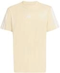 adidas Unisex Kids Essentials 3 Stripes T-Shirt, Crystal Linen/White, 13-14 Years