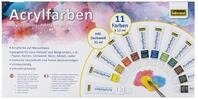 Idena 622199 &ndash; Acrylfarbenset, 12 teilig, mit deckenden Acrylfarben auf Wasserbasis