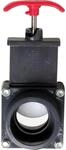 Planet Pool PVC-Absperrschieber Schlauchanschluss 2 x 38 mm und 2 Klemmen