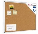 ALLboards Pinnwand mit Aluminiumrahmen 100x80cm, Korktafel Korkwand Pinnwand...