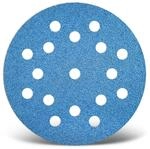 MENZER Blue Klett-Schleifscheiben, 125 mm, 17-Loch, f. Exzenterschleifer,