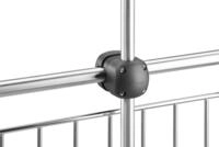 Schneider Schirmhalterung Maxi, 807-00, schwarz, glasfaserverst&auml;rkter Kunststoff,