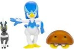 Pok&eacute;mon PKW4094 - Battle Figure Set - Blitzle, Kabuto, Quaxwell, offizielles Figuren