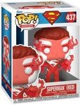 Funko Pop! Heroes: DC - Superman - (Red) - DC Comics - Amazon-Exklusiv -