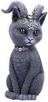 Nemesis Now Gro&szlig;e Pawzuph Horned Okkulte Katze Figur, Schwarz, 26,5 cm
