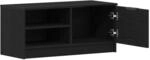 vidaXL TV-Schr&auml;nk Schwarz Eichen-Optik 80 x 35 x 36,5 cm Holzwerkstoff,