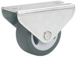Parkett-Bockrolle 25x13 mm TPE-Rad grau