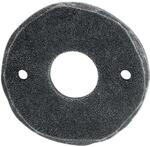 Rosette rund WC , - FULP u. Imst, &oslash;53 mm, verzinkt schwarz passiviert
