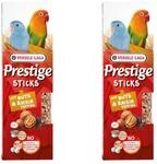 Versele-Laga Prestige Sticks kleine Papageien mit N&uuml;ssen & Rosinentopping 
