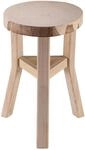 IDIMEX Sitzhocker ZAHORA ge&ouml;lt, Blumenhocker aus Paulownia Holz, Beistell...