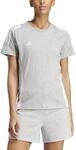 adidas Damen Tiro24 Sweat Shirt, medium Grey Heather/White, L