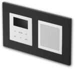 LOGIQ Unterputz Radio mit 2W RMS Lautsprecher, DAB+, UKW und Bluetooth, OLED-Display,