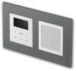 LOGIQ Unterputz Radio mit 2W RMS Lautsprecher, DAB+, UKW und Bluetooth, OLED-Display,