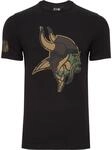 New Era Shirt - NFL Minnesota Vikings schwarz/camo - L