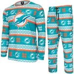 FOCO NFL Winter Xmas Pyjama Schlafanzug Miami Dolphins - L