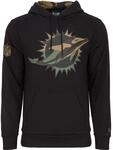 New Era Fleece Hoody - NFL Miami Dolphins schwarz camo - L